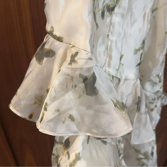 Floral Ruffle Maxi Dress - Picture 4 of 5